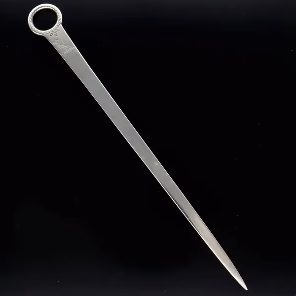 18th Century Silver Skewer with Armorial