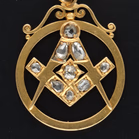 18ct Gold Masonic Pendant