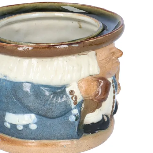 Royal Doulton Lambeth Harry Simeon Tobacco Jar Antique Ceramics