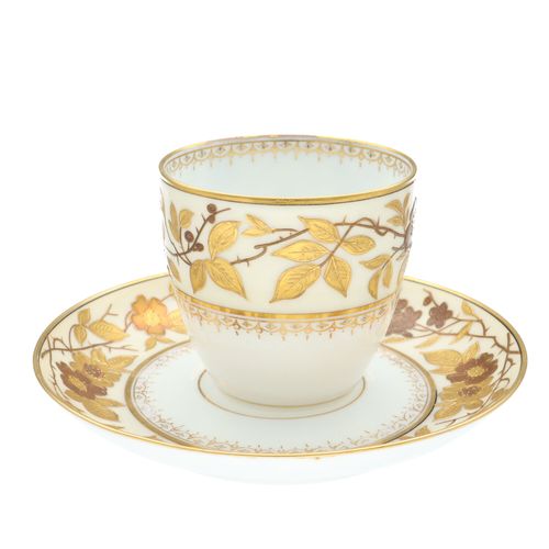 Early 20th Century Pirkenhammer Coffee Cup and Saucer image-4