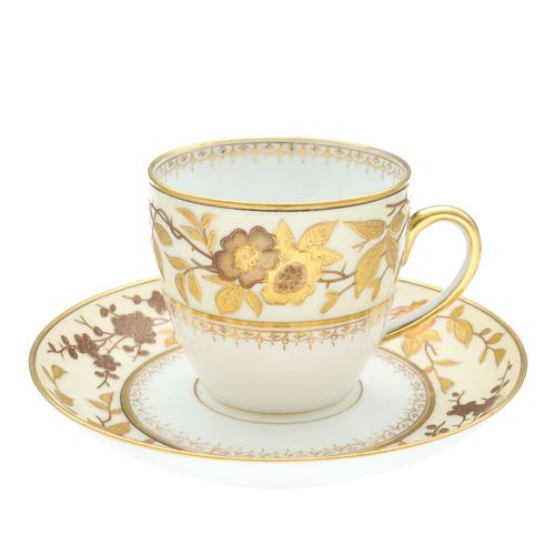 Early 20th Century Pirkenhammer Coffee Cup and Saucer image-1