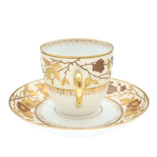 Early 20th Century Pirkenhammer Coffee Cup and Saucer image-2