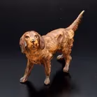 Franz Bergmann Cold Painted Bronze Retriever