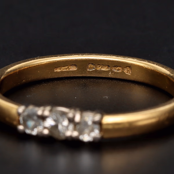 22ct Gold Diamond Ring