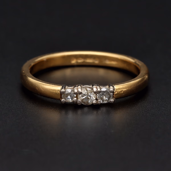 22ct Gold Diamond Ring