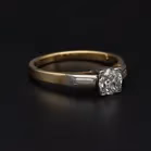 18ct Gold Diamond Solitaire Ring