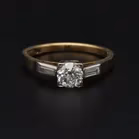 18ct Gold Diamond Solitaire Ring