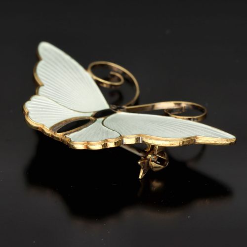 David Anderson Enamel Butterfly Brooch image-5