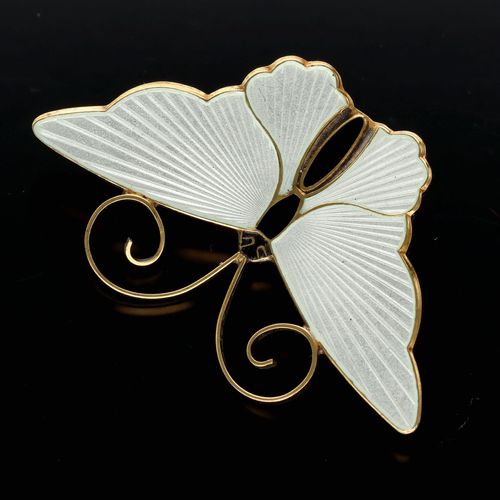 David Anderson Enamel Butterfly Brooch image-3