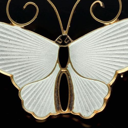 David Anderson Enamel Butterfly Brooch image-2