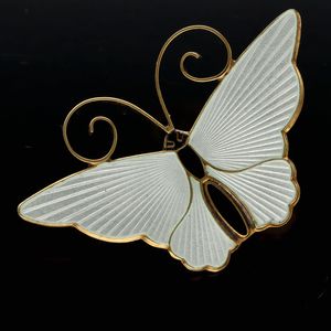 David Anderson Enamel Butterfly Brooch