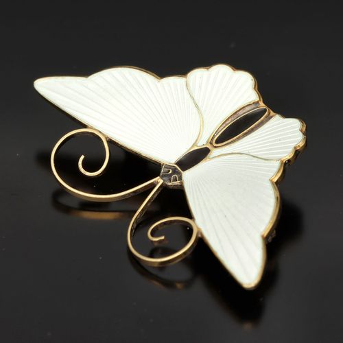 David Anderson Enamel Butterfly Brooch image-4