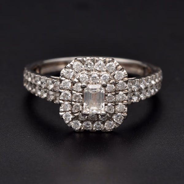 18ct White Gold Diamond Bridal Set