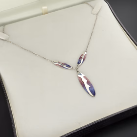 Ortak Silver & Enamel Necklace