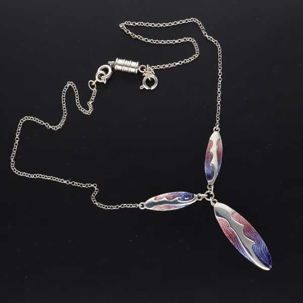 Ortak Silver & Enamel Necklace