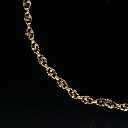 9ct Gold Anchor Link Necklace image-2