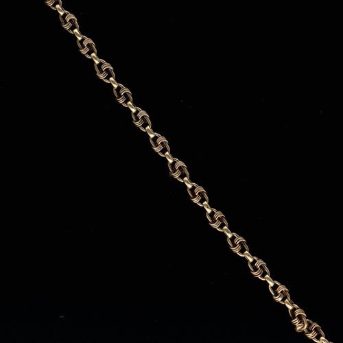 9ct Gold Anchor Link Necklace image-4