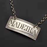 Georgian Silver Madeira Decanter Label