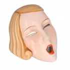 Art Deco Ladies Face Wall Hanging