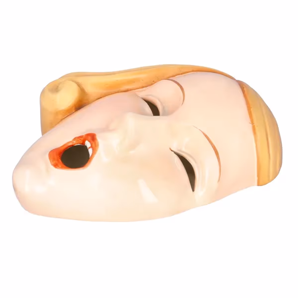 Art Deco Ladies Face Wall Hanging