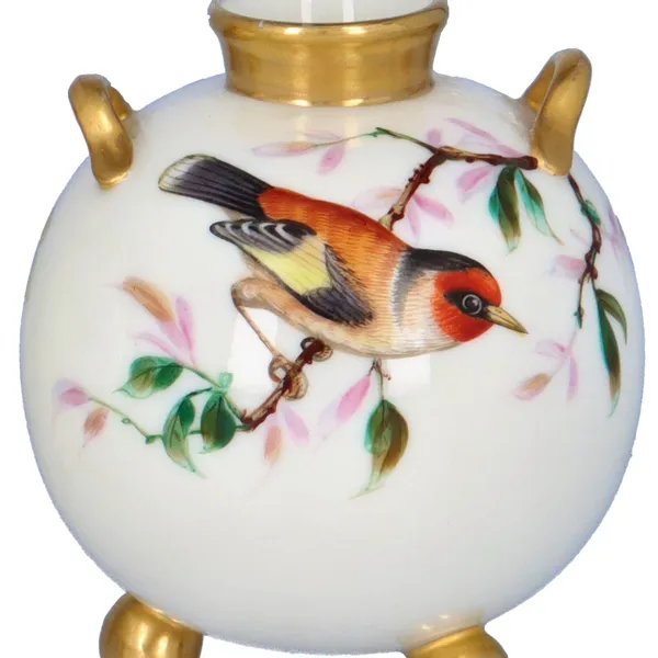 Royal Worcester Pair Of Globular Vases