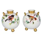 Royal Worcester Pair Of Globular Vases