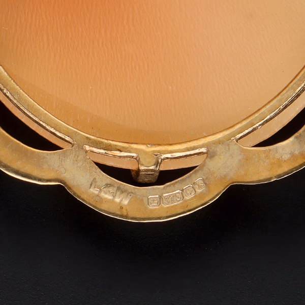 9ct Cameo Brooch, Birmingham 1984