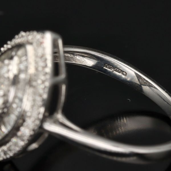 9ct White Gold Diamond Ring
