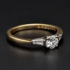 18ct Yellow Gold Natural Diamond Ring