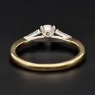 18ct Yellow Gold Natural Diamond Ring