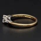 18ct Yellow Gold Natural Diamond Ring