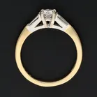18ct Yellow Gold Natural Diamond Ring