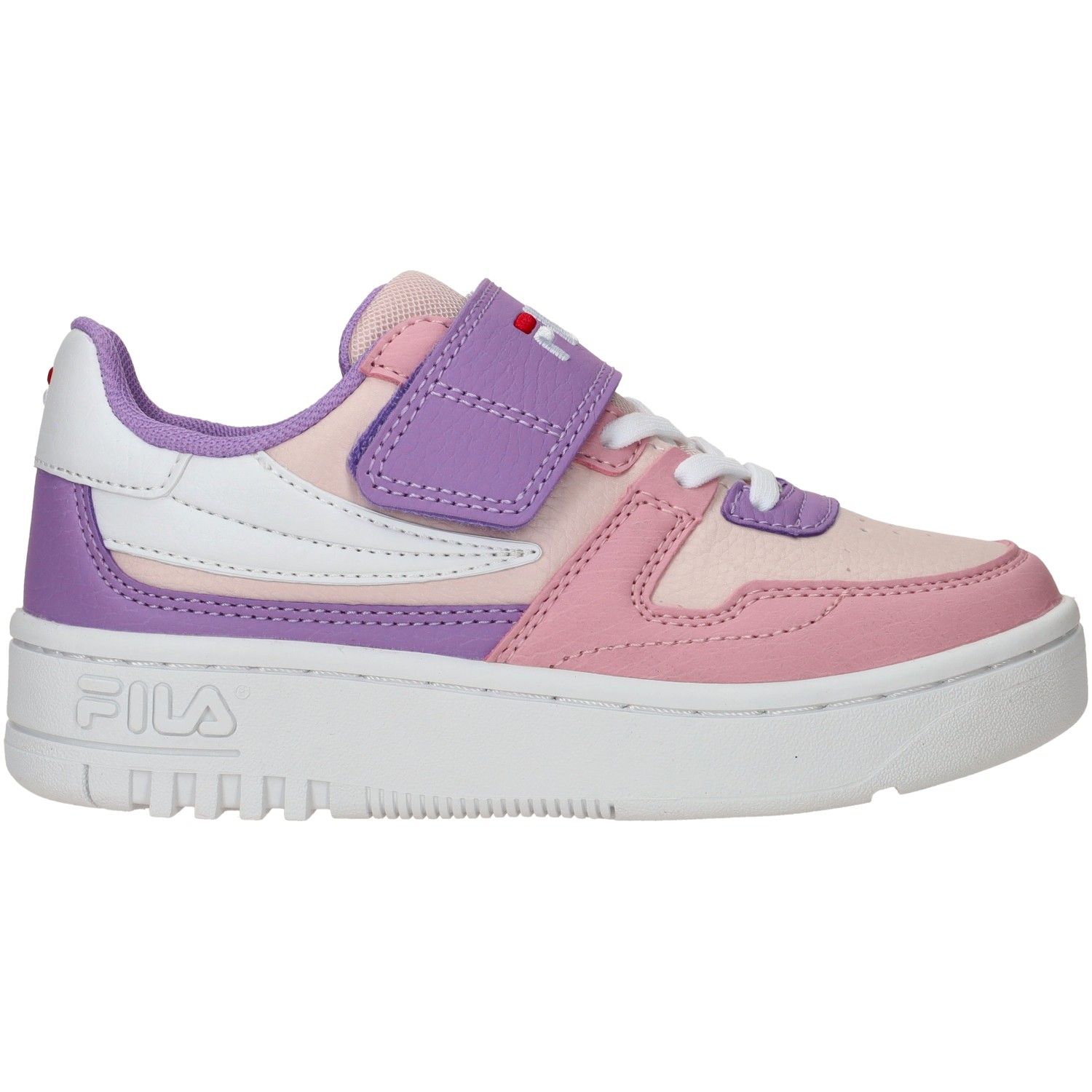 Fila FX Ventuno Klittenbandsneaker Meisjes Roze