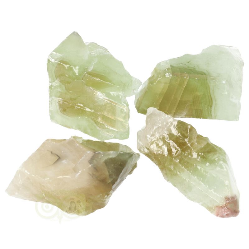 Groene Calciet ruw - Ruwe mineralen - Edelstenen Webwinkel - Webshop Danielle Forrer