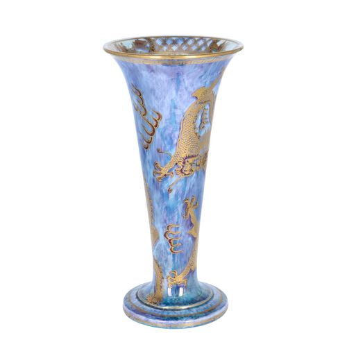 Daisy Makeig Jones Wedgwood Celestial Dragon Trumpet Vase image-2