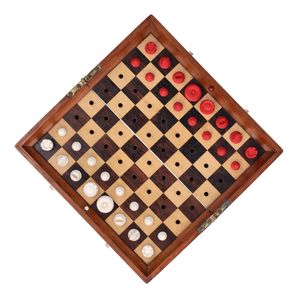 Rare Late 19th Century Travelling Chess Set