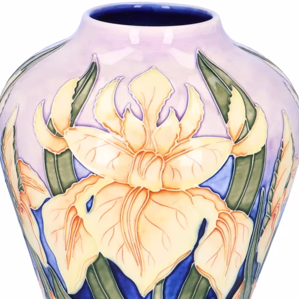 Moorcroft Iris Pattern Vase