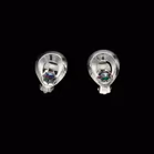 Mid Century Sterling Silver Bracelet and Earclip Set by Hermann Siersbol