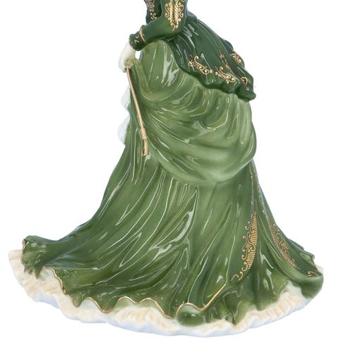 Rare Coalport Green Edition of Helena Riding in Hyde Park image-4