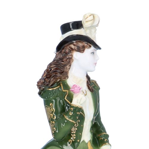 Rare Coalport Green Edition of Helena Riding in Hyde Park image-2