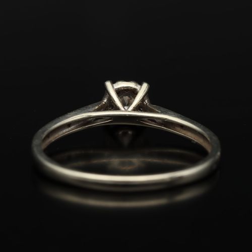 White Gold Diamond Ring image-5