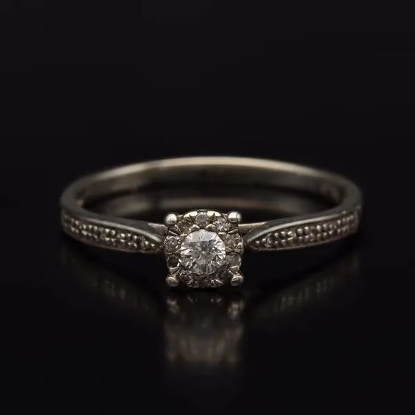 White Gold Diamond Ring