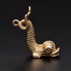 9ct Yellow Gold Dolphin Charm