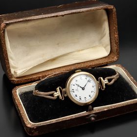 Vintage 9ct Gold Ladies Dennison Omega