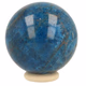 Blauwe apatiet bol 60 mm - 360° presentation
