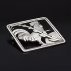 Georg Jensen Silver Cockerel Brooch