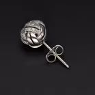 18ct White Gold & Diamond Earrings