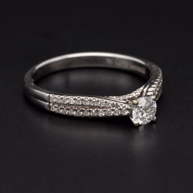 18ct White Gold The Forever Diamond Ring