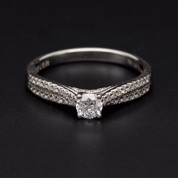 18ct White Gold The Forever Diamond Ring