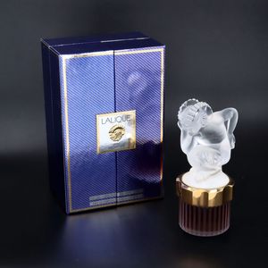 Lalique Flacon Collection 2001 Faun Mascot Perfume Bottle